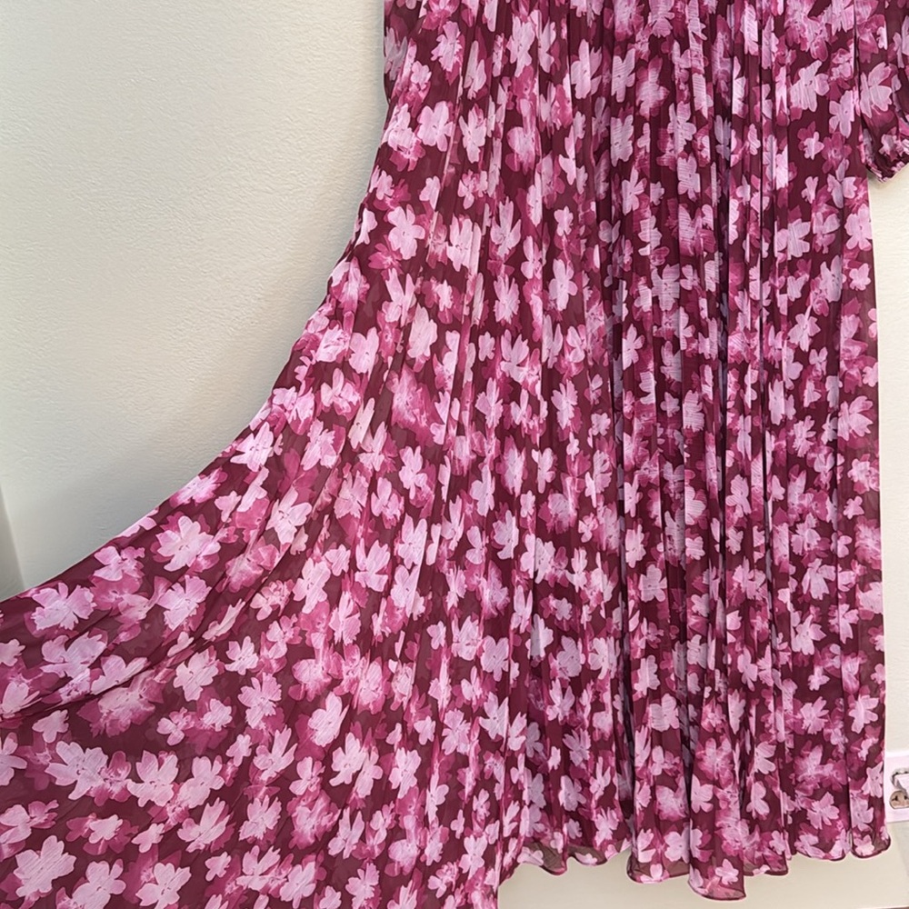 New! Defects! Anthropologie size 12 ML Monique Lhuillier Melanie Long-Sleeve - Picture 6 of 10